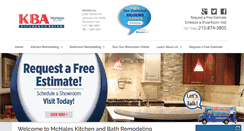 Desktop Screenshot of mchaleskitchenandbath.com